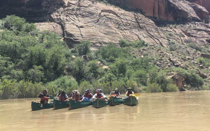 gap year canoeing program in the southeast